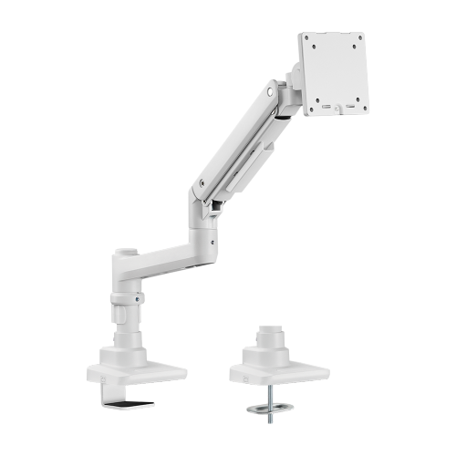 Pole Mounted Ultrawide Single Heavy Duty Monitor Arm Stand For 1000R Curved Monitors up to 49" 20kg