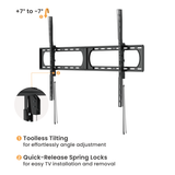 Up to 140" Massive Super Big Heavy-Duty Tilting TV Wall Mount Bracket Up to 140" Massive Super Big Heavy-Duty Tilting TV Wall Mount Bracket