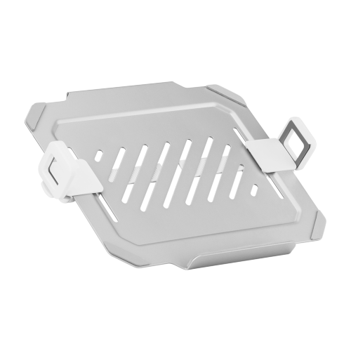 Universal Silver Steel 12’’~17’’ Laptop Holder for Monitor Arm fits 75 x 75, 100 x 100 VESA Plate