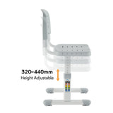 Manual Height Adjustable Desk and Full Back Rest Chair Set for Kid Manual Height Adjustable Desk and Full Back Rest Chair Set for Kid