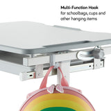 Manual Height Adjustable Desk and Full Back Rest Chair Set for Kid Manual Height Adjustable Desk and Full Back Rest Chair Set for Kid