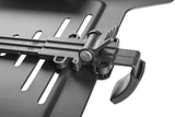 Black Steel Laptop Holder for Monitor Arm fits 75 x 75, 100 x 100 VESA Plate Black Steel Laptop Holder for Monitor Arm fits 75 x 75, 100 x 100 VESA Plate