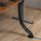 Clamp on Cable Management Spine Quad Entry Vertebrae for Sit Stand Standing Desk