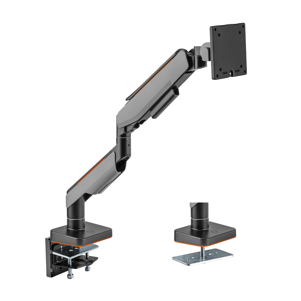 Ultrawide Single Heavy Duty Monitor Arm Stand For 1000R Curved Monitors up to 49" 20kg (Non-RGB version)