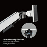 Ultrawide Single Heavy Duty Monitor Arm Stand For 1000R Curved Monitors up to 49" 20kg (Non-RGB version) Ultrawide Single Heavy Duty Monitor Arm Stand For 1000R Curved Monitors up to 49" 20kg (Non-RGB version)