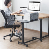 Height Adjustable Over the Bed Portable Mobile Computer Laptop Office Desk Workstation on wheels