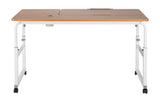 1200 x 600mm Height and Width Adjustable Over the Bed Mobile Computer Tiltable Desk Table 1200 x 600mm Height and Width Adjustable Over the Bed Mobile Computer Tiltable Desk Table