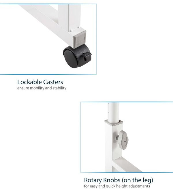 1200 x 600mm Height and Width Adjustable Over the Bed Mobile Computer Tiltable Desk Table 1200 x 600mm Height and Width Adjustable Over the Bed Mobile Computer Tiltable Desk Table