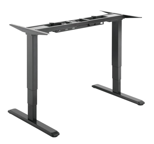 Dual Motor Standing Desk Sit Stand Table Riser Height Adjustable Motorised Electric Computer Laptop Table - Frame only