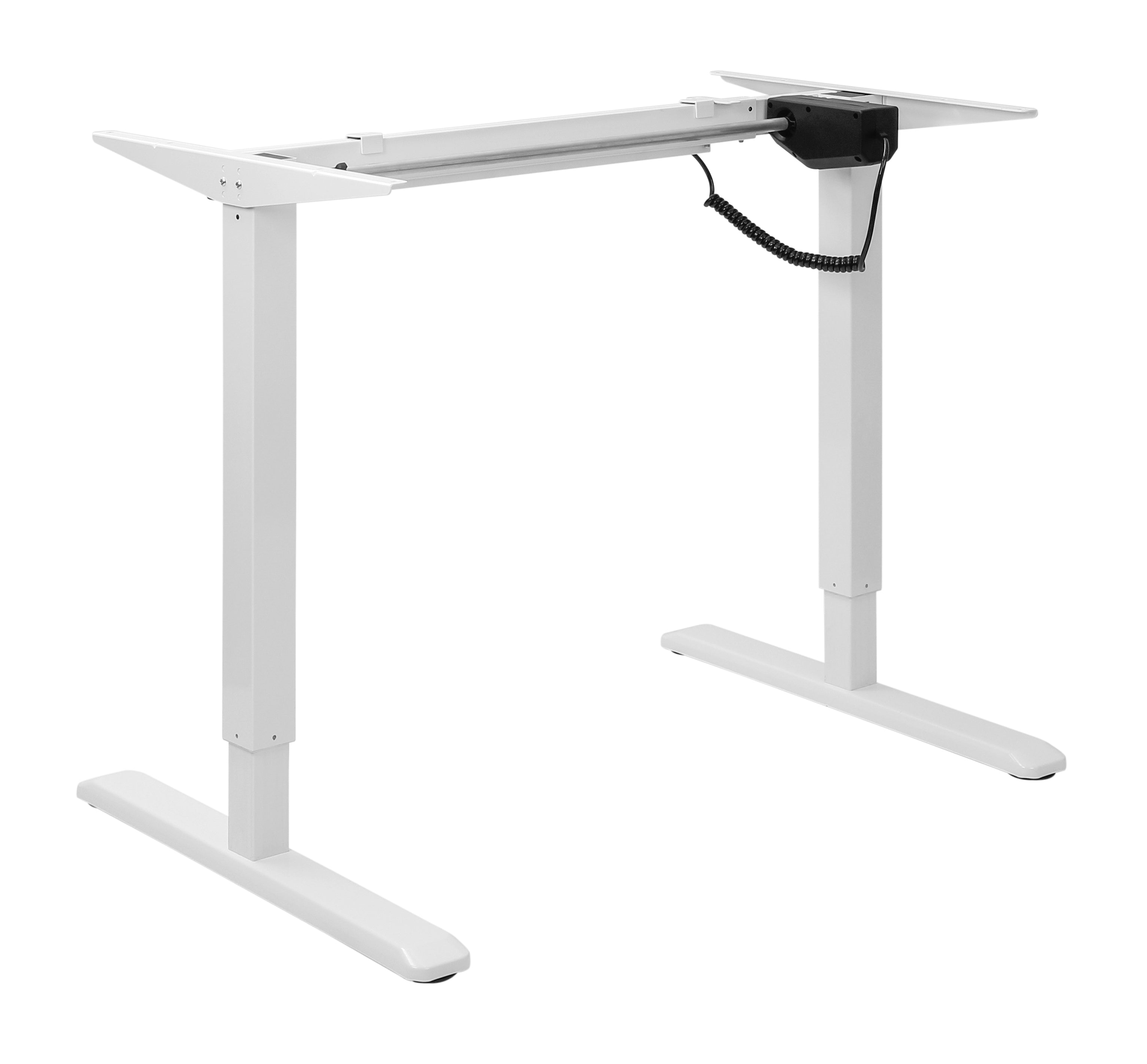 Standing Desk Sit Stand Table Riser Height Adjustable Motorised Electric Computer Laptop Table with Cable Management Tray