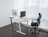 Standing Desk Sit Stand Table Riser Height Adjustable Motorised Electric Computer Laptop Table S02-22R - Frame only