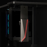 Sliding RGB Deluxe Under Desk Gaming CPU Mount ATX PC Case Holder Bracket