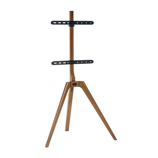 For 45"-65" TV Tripod Legged Solid Wood Studio TV Floor Stand
