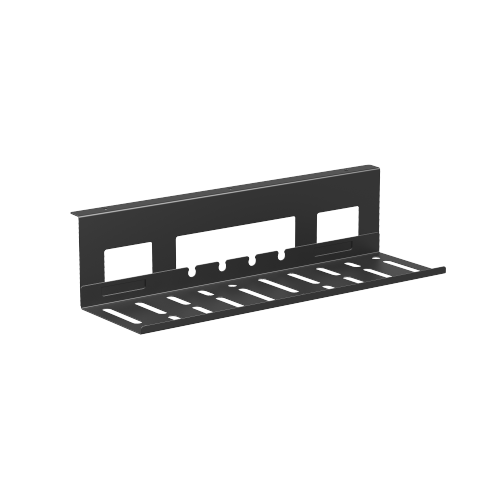 Compact High-Performance Under-Desk Cable Management Tray Black EA-CC11-13-1