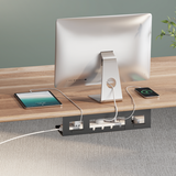 Compact High-Performance Under-Desk Cable Management Tray Black EA-CC11-13-1