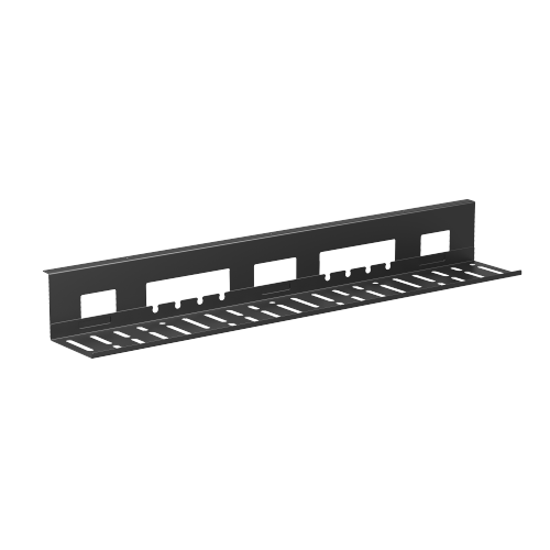 High-Performance Under-Desk Cable Management Tray Black EA-CC11-13-2