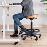 Ergonomic Gas Air Lift Height Adjustable Sit Stand Office Mobile Stool EA-CH04-12