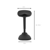 Ergonomic Gas Air Lift Height Adjustable Sit Stand Office Perching Wobble Stool EA-CH04-29
