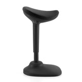Black Ergox EA-R15-BK wobble perch stool, side view
