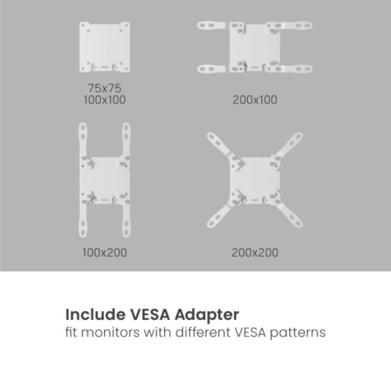 Heavy-Duty Single Wall Mount Monitor Arm for Ultrawide Displays up to 57" EA-MA92112