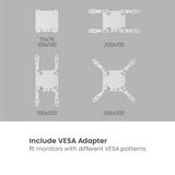 Heavy-Duty Single Wall Mount Monitor Arm for Ultrawide Displays up to 57" EA-MA92112