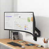 Heavy-Duty Single Wall Mount Monitor Arm for Ultrawide Displays up to 57" EA-MA92112
