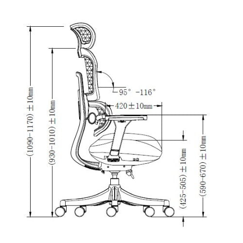 EA-EC-P045A Ergonomic Office Chair