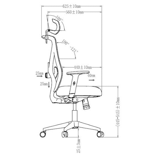 EA-EC-P056A Ergonomic Office Chair