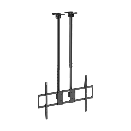 Up to 120" TV Dual Pole Heavy Duty Ceiling Mount with Tilt & Swivel