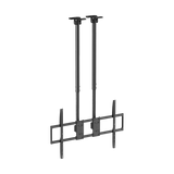 Up to 120" TV Dual Pole Heavy Duty Ceiling Mount with Tilt & Swivel