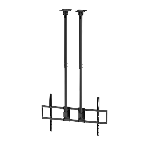 Up to 120" TV Dual Pole Heavy Duty Ceiling Mount with Tilt & Swivel