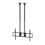 Up to 120" TV Dual Pole Heavy Duty Ceiling Mount with Tilt & Swivel