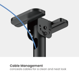 Up to 100" TV Ceiling Mount with Tilt & Swivel with Longer Pole