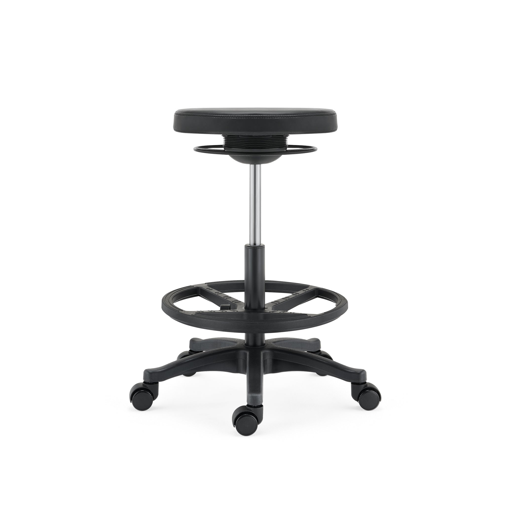 Ergonomic Gas Air Lift Height Adjustable Sit Stand Office Mobile Stool EA-CH04-12