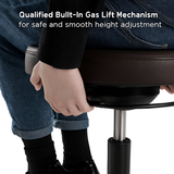 Ergonomic Gas Air Lift Height Adjustable Sit Stand Office Mobile Stool EA-CH04-12