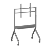 Slim Motorised Lift Height Adjustable Remote Control Up to 90" Heavy duty TV Floor Stand Mobile Cart Trolley Casters