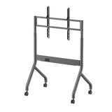 Slim Motorised Lift Height Adjustable Remote Control Up to 90" Heavy duty TV Floor Stand Mobile Cart Trolley Casters