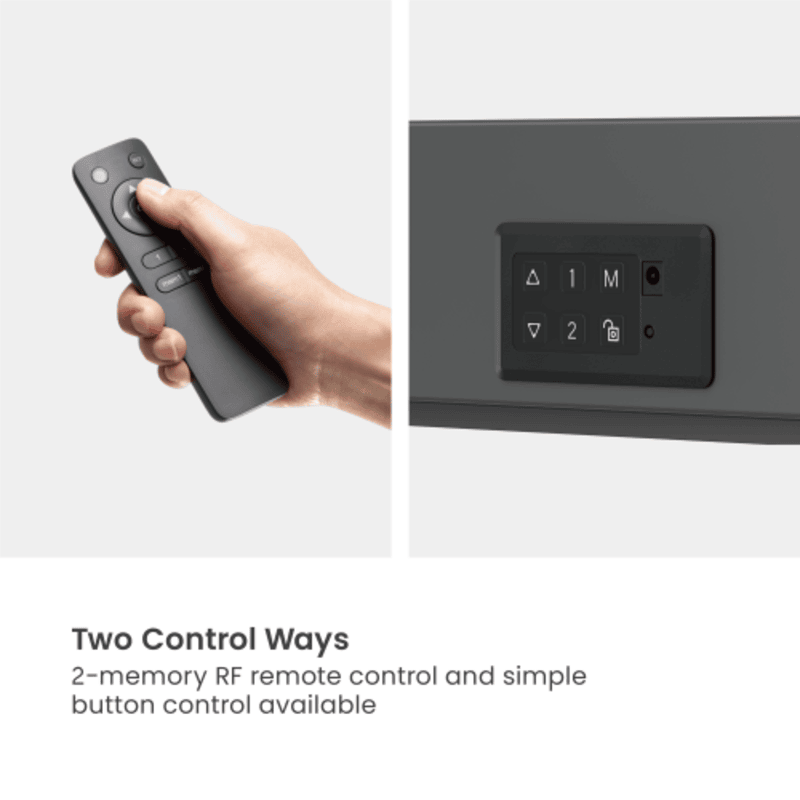 Slim Motorised Lift Height Adjustable Remote Control Up to 90" Heavy duty TV Floor Stand Mobile Cart Trolley Casters