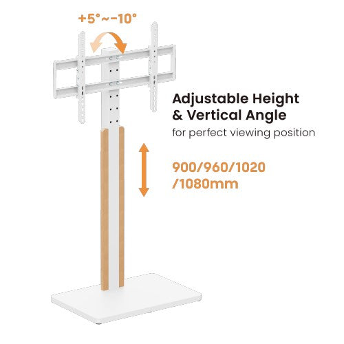 For 32"-75" Height Adjustable TV Floor Stand