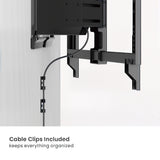 Ultra Slim Up to 90" Heavy Duty Full Motion TV Wall Mount Bracket