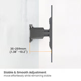 Ultra Slim Up to 100" Heavy Duty Full Motion TV Wall Mount Bracket