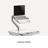 Height Adjustable Portable Mobile Computer Laptop Office Desk Workstation with Laptop Tablet Holder and Drawer on wheels