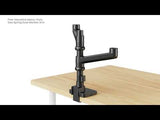 How to install the Ergox EA-MA8124UCP dual ultrawide monitor arm