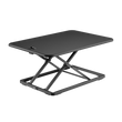 Ultra Slim Manual Height Adjustable Sit-Stand Standing Desk Converter Tabletop Desktop Workstation Black