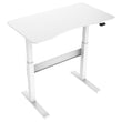 1200x675mm Air Lift Height Adjustable Sit Stand Desk Black Frame with table top