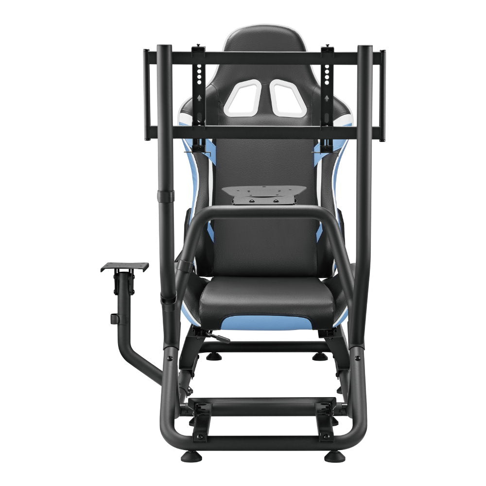 Ergonomic Racing Simulator Cockpit with Monitor Mount Adjustable Seat ...