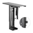 Sliding Under Desk CPU Mount ATX PC Case Holder Bracket